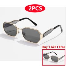 Wandern 2 stücke Hohe Qualität Metall Anti Licht Gläser Frauen Mode Neue Shades Farbverlauf Tee Farbe Einfache Breite Bein Design unisex