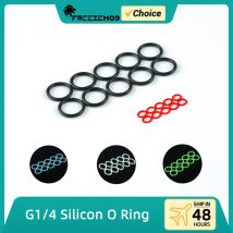 Freezemod Silikon O Ring G1/4 Anti-Dichtung auslaufs icher Gummiring Hand kompression Hartrohr verschraubung für Wasserkühler system