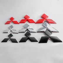 ABS Auto Vorne Hinten Abzeichen Grille Emblem für Mitsubishi Ralliart Lancer ASX Colt Pajero Outlander Eclipse Delica EVO Grandis Colt