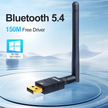 150M Bluetooth 5.4 Adapter USB Bluetooth Dongle Treiber kostenlos für Windows 11/10/8.1 Maus Tastatur Audio Receiver Sender