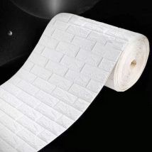 Pegatinas para paredes de ladrillo de 10m, decoración artesanal, papel tapiz autoadhesivo 3D impermeable para cocina, hogar, habitación de niños, decoración de paredes del dormitorio