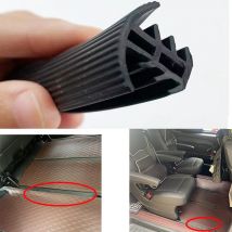 Car Floor Seat Track Sealing Strip Rubber Seals Dust Seal Kit For Mercedes-Benz V260 Business Car Seat Modification Track Seal