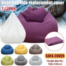 1/2 pezzi copertura del divano pigro fodere per sedie solide senza riempitivo grande copertura del sacchetto di fagioli divano per adulti soggiorno camera da letto Tatami lettino