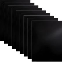 5/10 Blatt Lasertestpapier 210 x 285 mm schwarzes doppelseitiges Laserbeschriftungsgravurmaschinen-Testfokuspapier