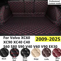 SJ Custom Fit Kofferraum Matte Schwanz Boot Tablett Liner Fracht Hinten Pad Abdeckung Für Volvo XC60 XC90 XC40 C40 S60 S80 S90 V40 V60 V90 EX30