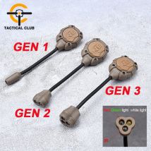 WADSN Tactical Airsoft Helmet Light Princeton Softair Lantern IR Red Dot LED Flashlight Tec Mpls 3 LED Light Weapon Rifle Lamp