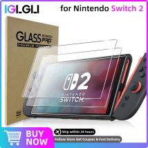 Vetro temperato 9H per protezione schermo Nintendo Switch 2, pellicola protettiva antigraffio trasparente HD Accessori console Switch2
