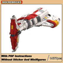 Klassische Sci-Fi-Filme Serie MOC- 197488   Hammerhead-Klasse Cruiser Modell Bausteine DIY High-Schwierigkeitsgrad Puzzle Kind Ziegel Spielzeug