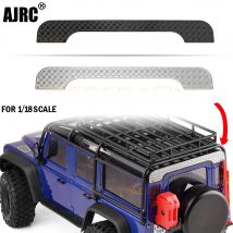 Rutschfestes Zierblech oben der Heckklappe, Edelstahlgehäuse-Schutzblech für 1/18 Traxxas Trx-4m Defender