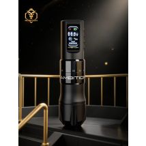 Ambition C2 Kit Wireless Tattoo Machine Pen 7 Adjustable Stroke Coreless Motor Makeup Microplasty Pen 1600mAh Battery For Tattoo