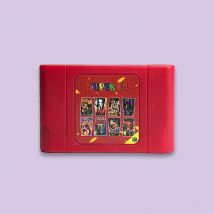Scheda da gioco retrò Super 64 Cartuccia di gioco N64 340 in 1 per la regione della console per videogiochi N64 gratuita con scheda 16G