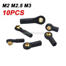 10PCS M2 M3 Nylon Metall Kugelkopf Schnalle Verknüpfung Zugstange Spurstange Ende Kugelkopf Stecker für RC Modell spielzeug ACCS DIY Teile
