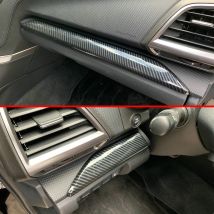 LHD Interni In Fibra di Carbonio Console Centrale Cruscotto Trim Accessori Per Subaru Forester SK 2019 2020 2021 2022 2023 2024