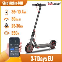 N7PRO 350W skuter elektryczny dla dorosłych 36V 10.4Ah Escooter aplikacja do obsługi hulajnoga lekka