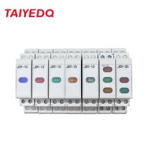 Lampada su guida Din 24V 230V AC/DC Lampada LED JD9 Display singolo doppio luminoso Tre indicatori luminosi