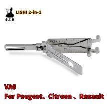 VA6 LISHI 2-in-1 FOR Peugeot FOR Citroen For Renault Smart  Door opening tool Kit Lishi pick  locksmiths tool