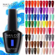 NAILCO 15ml Verde Blu Serie Smalto gel per unghie UV Colori blu Smalto gel UV e LED Rosso Soak Off Semi permanente Smalto gel per unghie LED
