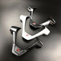 Für Ford Neue Fiesta MK7 Ecosport Figo B-MAX KA + Kurier Auto Zubehör Lenkrad Abdeckung Trim Dekorative Refit Aufkleber