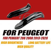 Per Peugeot 208 2008 2012 2013 2014 2015 2016 2017-2020 Citroen C3 LED Dinamico Segnale di Girata Specchio Laterale Luci Indicatore Lampeggiatore