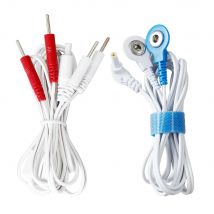 Elektro schock drähte Kabel Elektro therapie Elektroden kabel für Puls therapie Elektroden handschuhe Zehner Massage gerät ems Muskels timulator