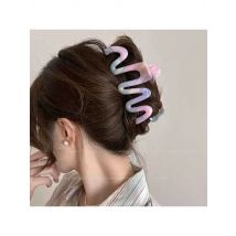 Strawberry milk candy simple blend hair clip women's back of the head hair clip large shark clip hair clip high-end feeling head