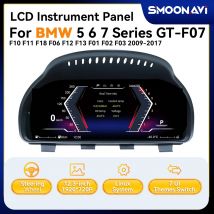 Nuevo grupo de instrumentos digitales LCD completo de 12,3 pulgadas para BMW F07 F10 F11 F18 F06 F12 F13 F01 F02 F03 pantalla HD velocímetro de tablero