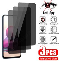 3 Stück Sichtschutz glas für Redmi Note 12 11 10 9 8 7 Pro plus 5g 9s 10s 11s Anti-Spion-Displays chutz folie für Redmi 10c 9c 9a 10 9 Glas