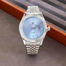 Nuovi orologi da uomo con data Orologio da polso sportivo per il tempo libero con calendario casual di lusso di fascia alta in acciaio inossidabile