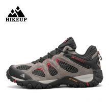 HIKEUP męskie buty oddychające, bryzgoszczelne buty turystyczne na świeżym powietrzu wspinaczka górska sportowe męskie polowanie tenisówki trekkingowe