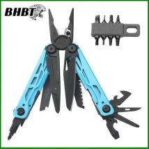 BHBT 25 in 1 7 Colors Multi-tool Pliers EDC Multi Tool Pocket Knife Portable Outdoor Camping Survival Tool with Bits
