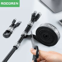 Rocoren Organizer kabli Zwijacz drutu Zarządzanie kablami USB Osłona ładowarki do telefonu Mysz Słuchawki Uchwyt na kabel Ochrona przewodu