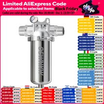 Sistema di filtraggio dell'acqua con filtro per sedimenti per tutta la casa 40μm Maglia in acciaio inossidabile 316