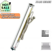KA35 Alta precisione 0,005 mm (5μm) TTL DRO 450 500 550 600 650 700 750 800 mm Encoder ottico a scala lineare Righello per reticolo ottico