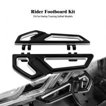 Driver Pedana Moto Anteriore Poggiapiedi Pedane Pedana Per Harley Touring Electra Street Glide Road King Softail FLH FLD