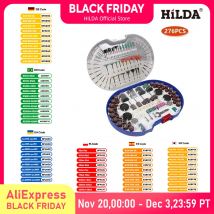 HILDA Accessori per utensili rotanti per un facile taglio, molatura, levigatura, intaglio e lucidatura Combinazione di strumenti per Hilda Dremel