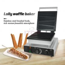 Itop 110 elektrische Waffeleisen Kiefern form Waffel pfannkuchen hersteller Waffel stab Maschine Eisenguss Antihaft pfanne 220v v