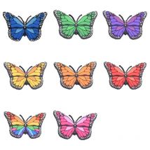 PVC Butterfly Shoes Charms For Decoration Silicon Shoes Charms Animal Accessories Buckles Women Girls Party Gifts