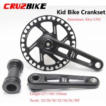 CRUZbike guarnitura per bici pieghevole per bambini Ultralight 127/140/150mm Hollow Tech manovella accessori per parti di biciclette in lega di alluminio