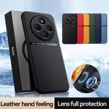 Luxury PU Leather Magnetic Case for Xiaomi Redmi 14C 4G Poco C75 Protective Cover Hard Back Shell Coque Fundas Capa