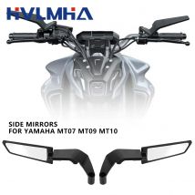 For YAMAHA MT 07 MT07 MT 09 MT09 SP MT 10 MT10 SP Motorcycle Mirrors Stealth Winglets Mirror Kits To Rotate Adjustable Mirrors
