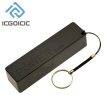 USB Power Bank Case Kit 18650 Batterieladegerät Modul DIY Box Shell mit Kabel für Arduino-Projekte Schwarz