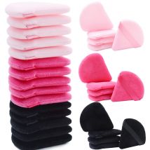 7Pcs Triangel Makeup Powder Puff Miękkie aksamitne gąbki kosmetyczne do konturowania, narożniki oczu Poduszka powietrzna