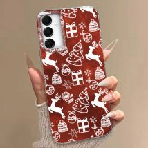 Frohe Weihnachten Roter Elch Handyhülle für Samsung Galaxy A55 A16 A07 A17 A26 A36 A56 A25 A35 A14 A34 A54 A15 A13 A32 A12 A22 Abdeckung