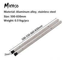 Michso IGT Table Legs Outdoor Camping Telescopic Table Legs Aluminum Alloy Portable Outdoor Mobile Kitchen—50-83cm Telescopic