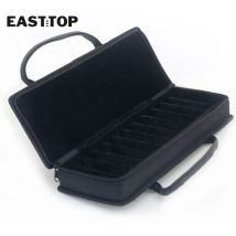 EASTTOP T008K-12-P Fall Für 10 Loch Mundharmonika 12 Pack (Nur Fall, Kein Mundharmonika)