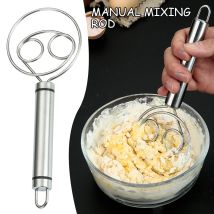Teig Schneebesen Brot Mixer Edelstahl Kuchen Gebäck Mehl Teig Mixer Mit Hängen Loch Küche Backen Mixer Werkzeuge