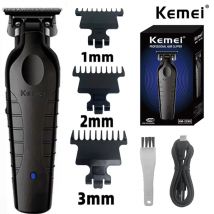 Kemei 2299 Barbiere Cordless Tagliacapelli 0mm Zero Gapped Carving Clipper Macchina da taglio elettrica professionale per finitura