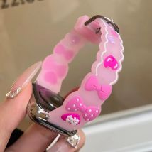 Cinturino in silicone cartone animato adatto per cinturino Apple Watch Ultra 49mm serie 9-8-7 41mm 45mm 44mm 40mm per cinturino iwatch 6 5 4 S
