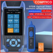 AUA900D/900A Mini Pro OTDR Riflettometro Ottico nel Dominio del Tempo con VFL, OLS, OPM integrati, Mappa Eventi e Tester per Cavi Ethernet RJ45