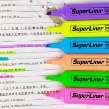 4/6Pc Evidenziatore Penna fluorescente Punta larga Pennarelli per scrittura per disegno artistico Scarabocchi Marcatura Cancelleria per ufficio Forniture scolastiche